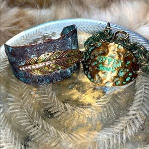 Metal bracelet duo!